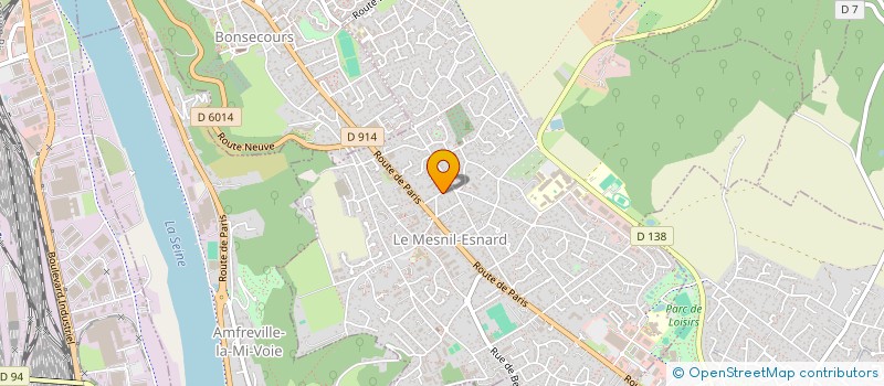 localisation de l'entreprise SCI LA GRENOUILLE  LE MESNIL-ESNARD