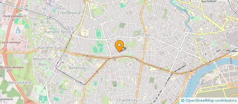 localisation de l'entreprise SCI LA GRENOUILLE EXALTEE LOUE à NANTES
