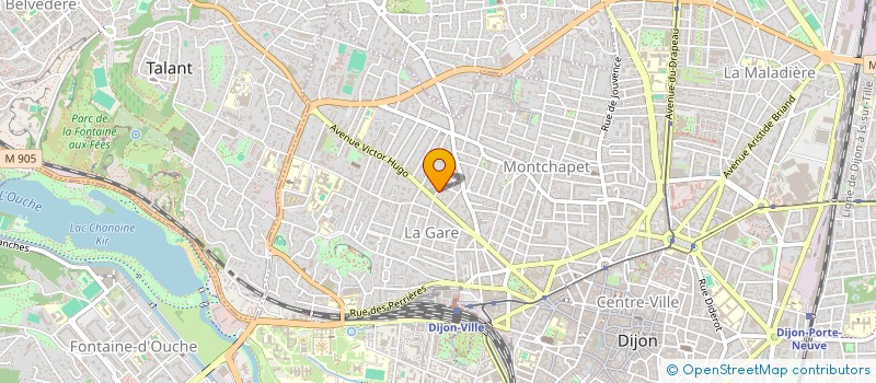 localisation de l'entreprise SCI LA GRENOUILLE ZETOILEE à DIJON