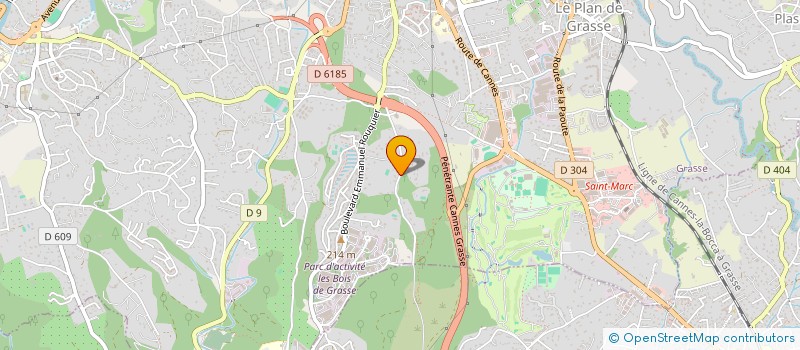 localisation de l'entreprise SCI LA GRENOUILLERE  GRASSE