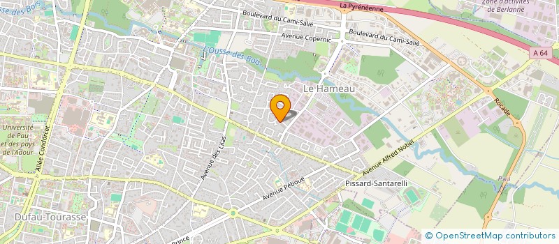 localisation de l'entreprise SCI LA GRENOUILLERE à PAU