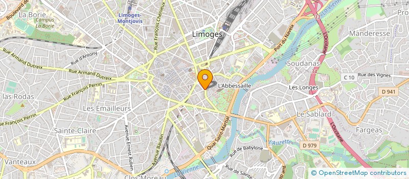 localisation de l'entreprise SCI LA GRENOUILLERE à LIMOGES
