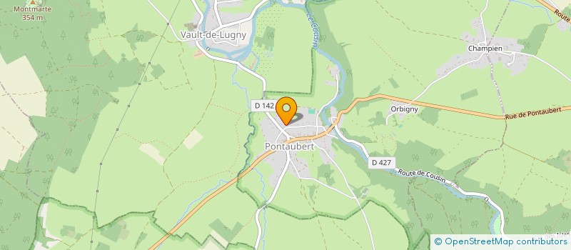 localisation de l'entreprise SCI LA GRENOUILLETTE  PONTAUBERT