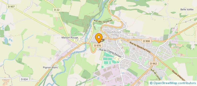 localisation de l'entreprise SCI LA GRESILLE à DOMFRONT-EN-POIRAIE