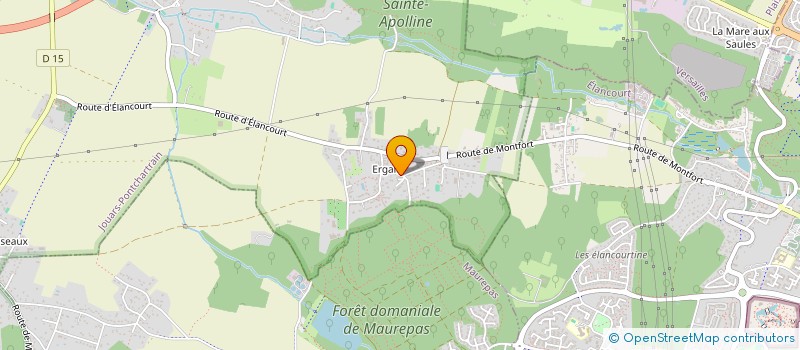 localisation de l'entreprise SCI LA GRESSEE  JOUARS-PONTCHARTRAIN