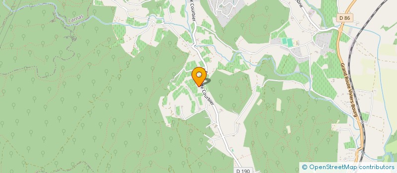 localisation de l'entreprise SCI LA GREZE  SAINT-MONTAN