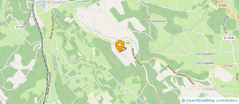 localisation de l'entreprise SCI LA GREZE HAUTE  NADAILLAC-DE-ROUGE