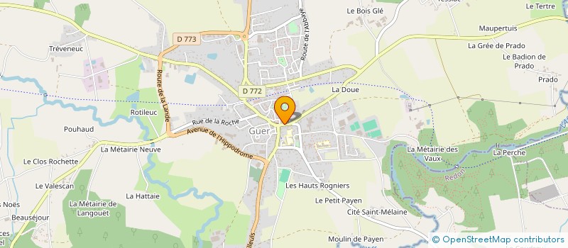 localisation de l'entreprise SCI LA GREZETTE  GUER