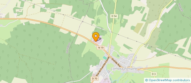 localisation de l'entreprise SCI LA GRIAUCHE  COMBEAUFONTAINE