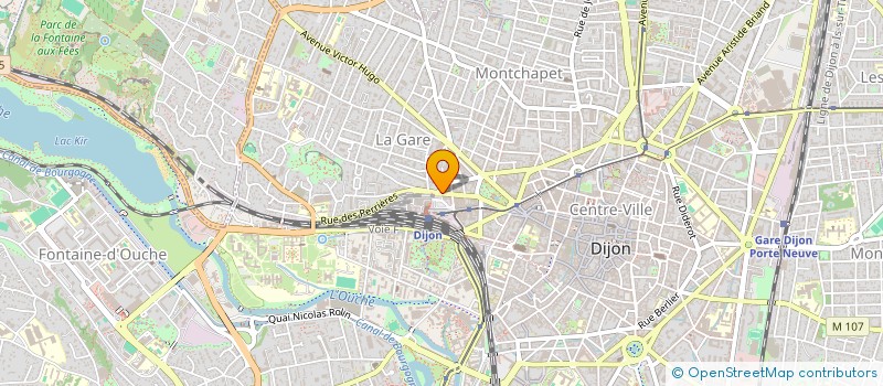 localisation de l'entreprise SCI LA GRIFFE  DIJON