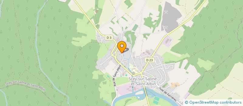 localisation de l'entreprise SCI LA GRIGNOTIERE à SCEY-SUR-SAONE-ET-SAINT-ALBIN