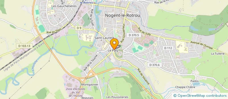 localisation de l'entreprise SCI LA GRIMATE à NOGENT-LE-ROTROU