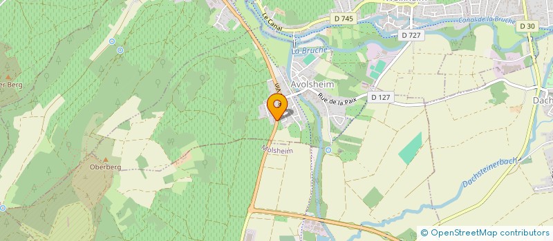 localisation de l'entreprise SCI LA GRIOTTE à AVOLSHEIM