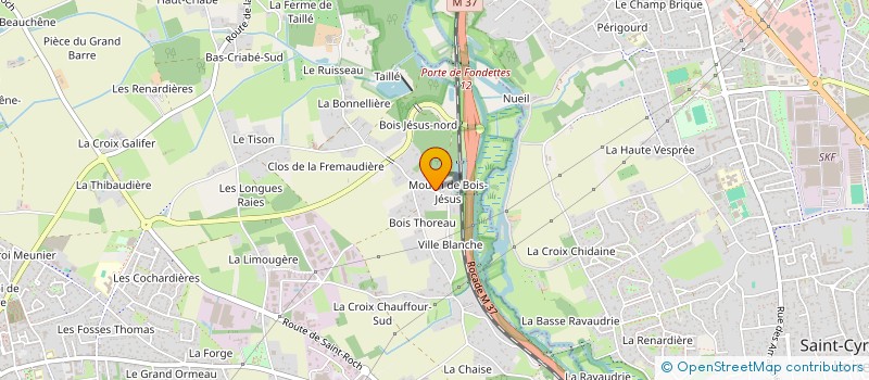 localisation de l'entreprise SCI LA GRISETTE à FONDETTES