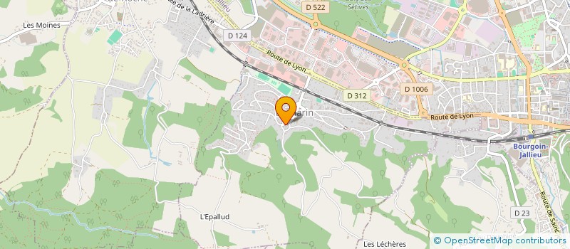 localisation de l'entreprise SCI LA GRIVE  DOMARIN