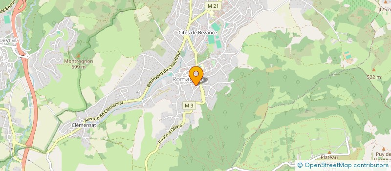 localisation de l'entreprise SCI LA GROSEILLE  ROMAGNAT