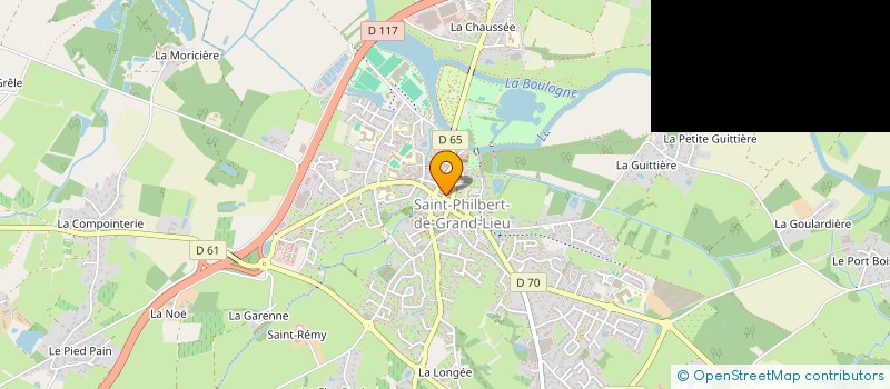 localisation de l'entreprise SCI LA GROSSE BOITE  SAINT-LUMINE-DE-COUTAIS