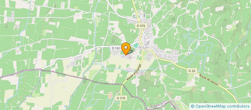 localisation de l'entreprise SCI LA GROTTE  VISAN
