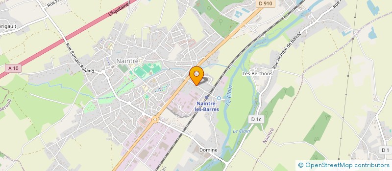 localisation de l'entreprise SCI LA GROTTE  NAINTRE