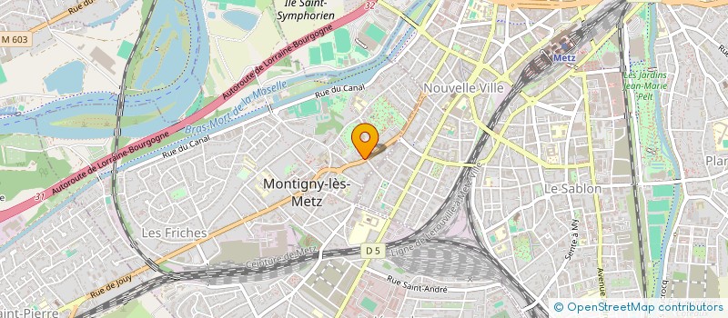 localisation de l'entreprise SCI LA GROTTE à MONTIGNY-LES-METZ