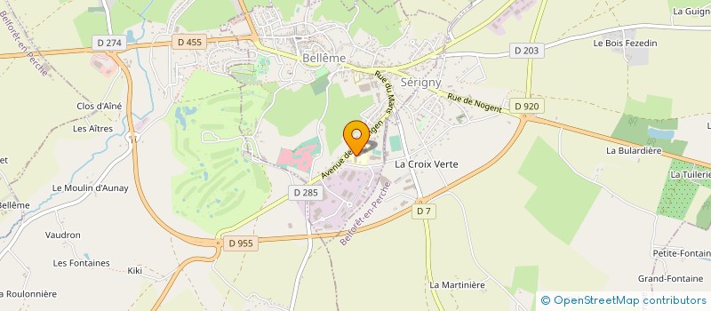 localisation de l'entreprise SCI LA GROUAS à BELLEME