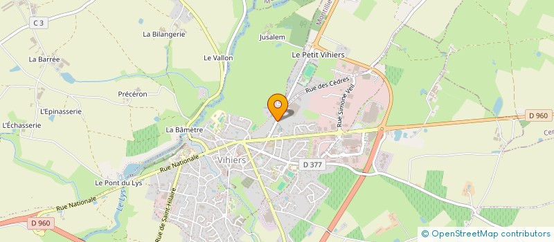 localisation de l'entreprise SCI LA GROUX à LYS-HAUT-LAYON