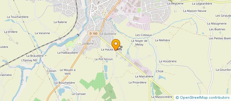 localisation de l'entreprise SCI LA GUEFFERIE  CHEMILLE-EN-ANJOU