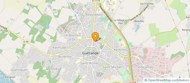 localisation de l'entreprise SCI LA GUERANDAISE  GUERANDE