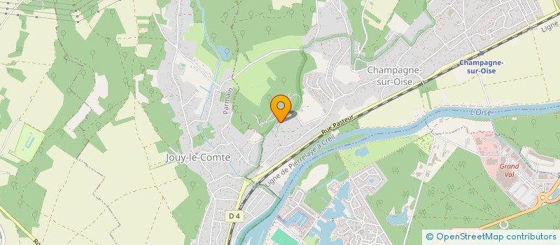 localisation de l'entreprise SCI LA GUERINIERE  CHAMPAGNE-SUR-OISE