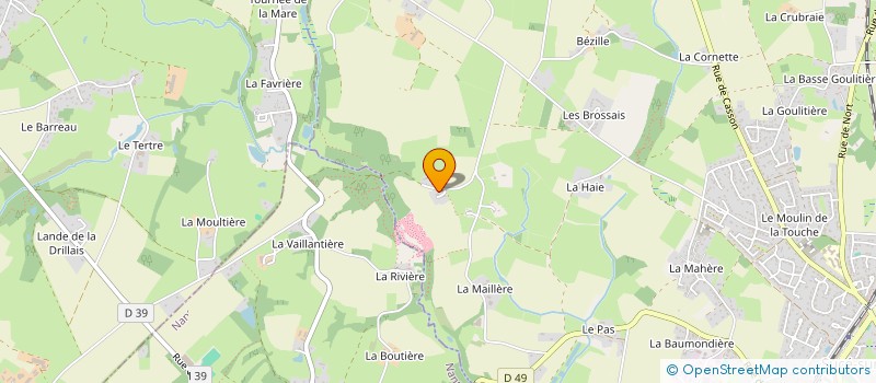 localisation de l'entreprise SCI LA GUERINIERE  SUCE-SUR-ERDRE