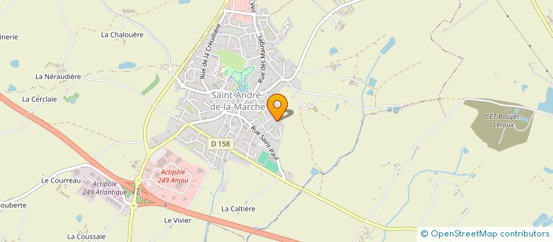 localisation de l'entreprise SCI LA GUERINOISE à SEVREMOINE