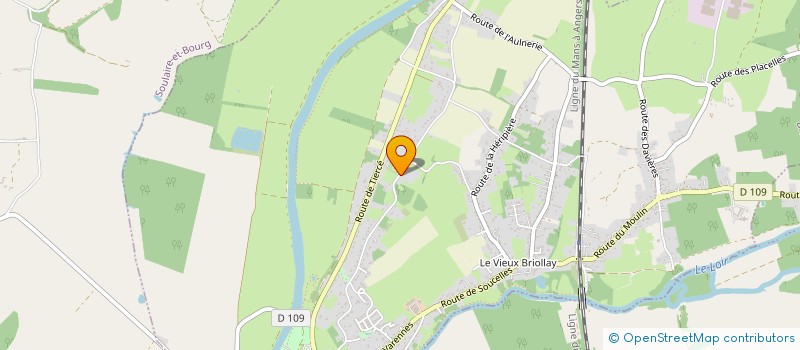 localisation de l'entreprise SCI LA GUICHARDIERE  BRIOLLAY