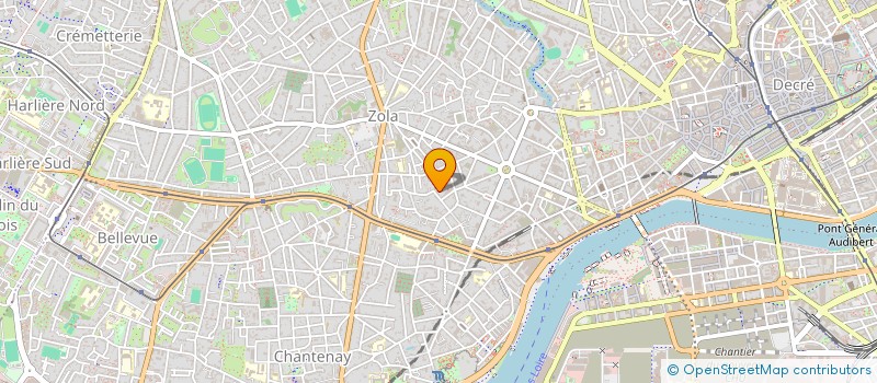 localisation de l'entreprise SCI LA GUILETRIE  NANTES