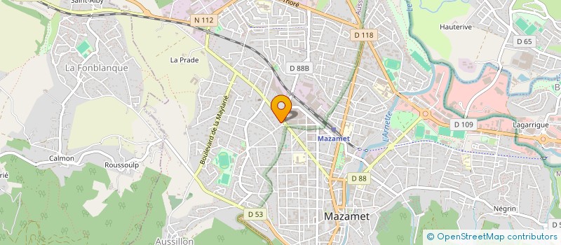 localisation de l'entreprise SCI LA GUILHOMIERE  AUSSILLON