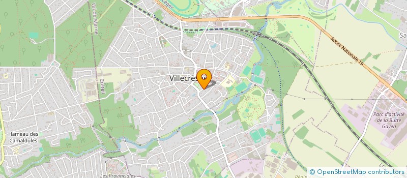 localisation de l'entreprise SCI LA GUILIOTTE  VILLECRESNES