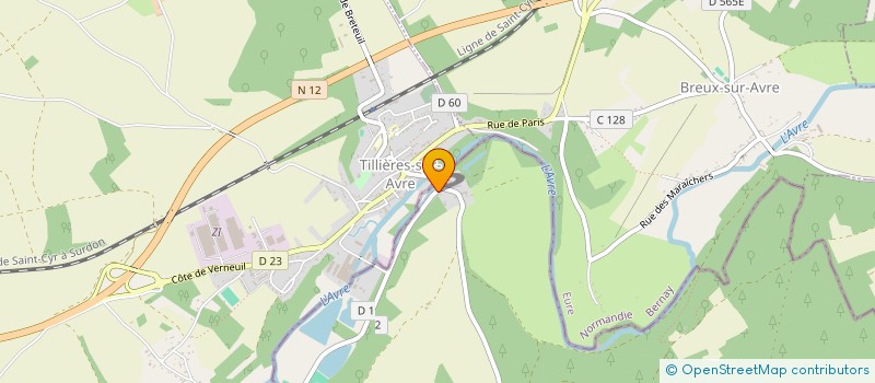 localisation de l'entreprise SCI LA GUILLERIE à BEROU-LA-MULOTIERE