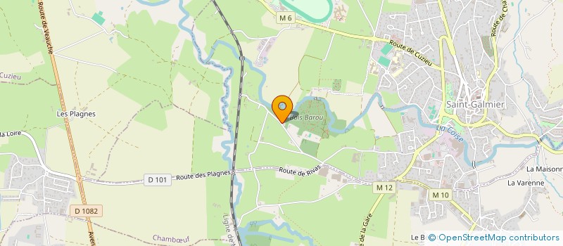 localisation de l'entreprise SCI LA GUILLONNIERE  SAINT-GALMIER