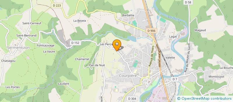 localisation de l'entreprise SCI LA GUIMOYE à COURPIERE
