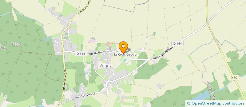 localisation de l'entreprise SCI LA GUINETTE à VRIGNY