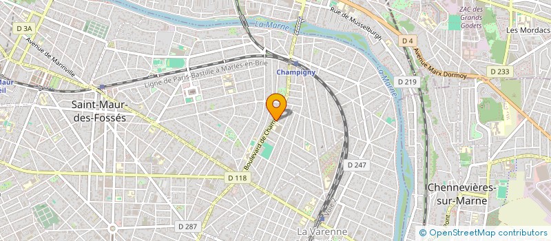 localisation de l'entreprise SCI LA GUIONAIE à SAINT-MAUR-DES-FOSSES