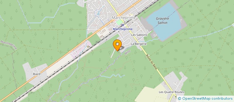 localisation de l'entreprise SCI LA GUIROSSE  MARCHEPRIME