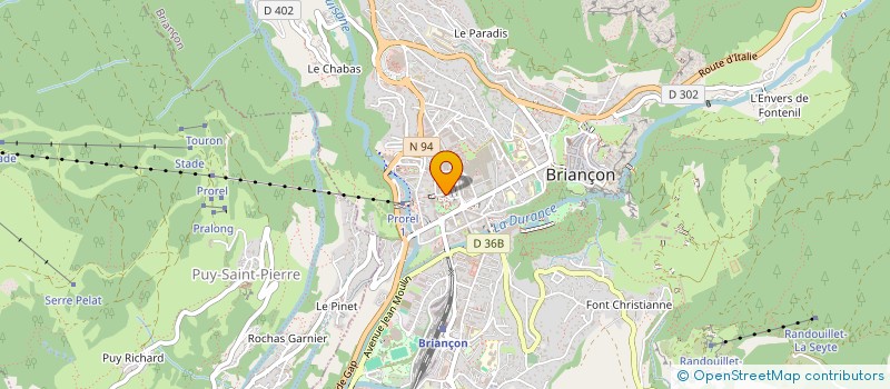 localisation de l'entreprise SCI LA GUISANIERE à BRIANCON