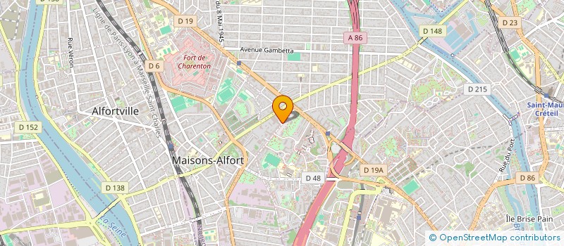 localisation de l'entreprise SCI LA GUIZARDIE à MAISONS-ALFORT