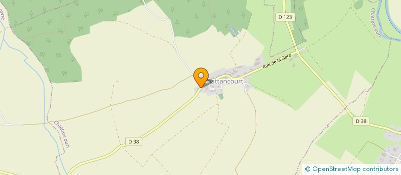 localisation de l'entreprise SCI LA GUSTAVILLE à CHATTANCOURT