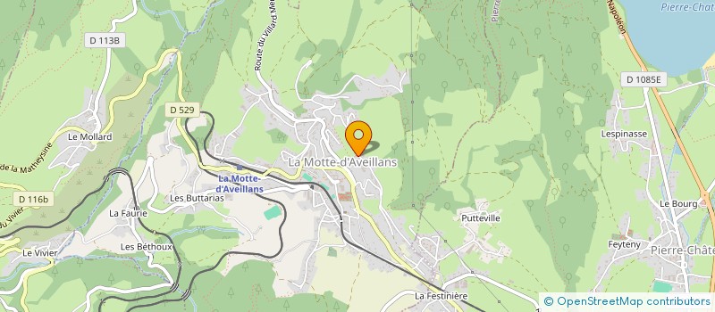 localisation de l'entreprise SCI LA GUYANDRE  LA MOTTE-D'AVEILLANS