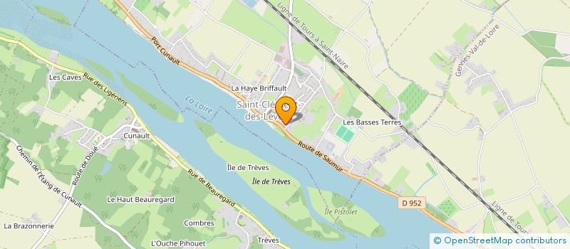 localisation de l'entreprise SCI LA GUYONNIERE  GENNES-VAL-DE-LOIRE