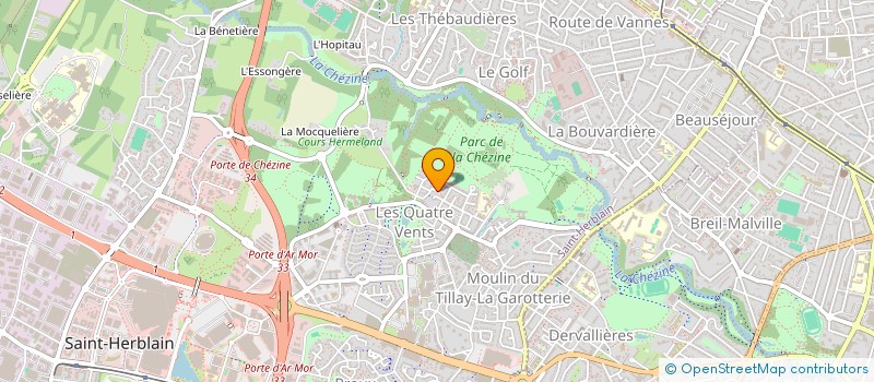 localisation de l'entreprise SCI LA HACHERE - LE TILLAY  SAINT-HERBLAIN