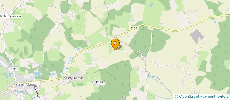 localisation de l'entreprise SCI LA HAIE  SAINT-MAIXENT