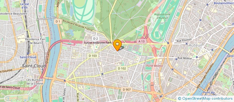 localisation de l'entreprise SCI LA HAIE ARTUS à BOULOGNE-BILLANCOURT