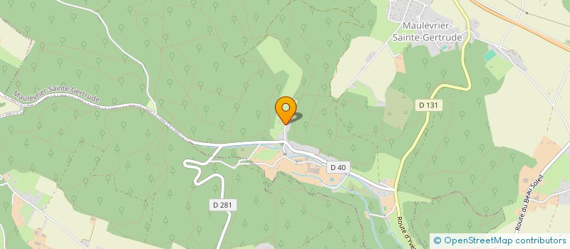 localisation de l'entreprise SCI LA HAIE DES PRES  MAULEVRIER-SAINTE-GERTRUDE